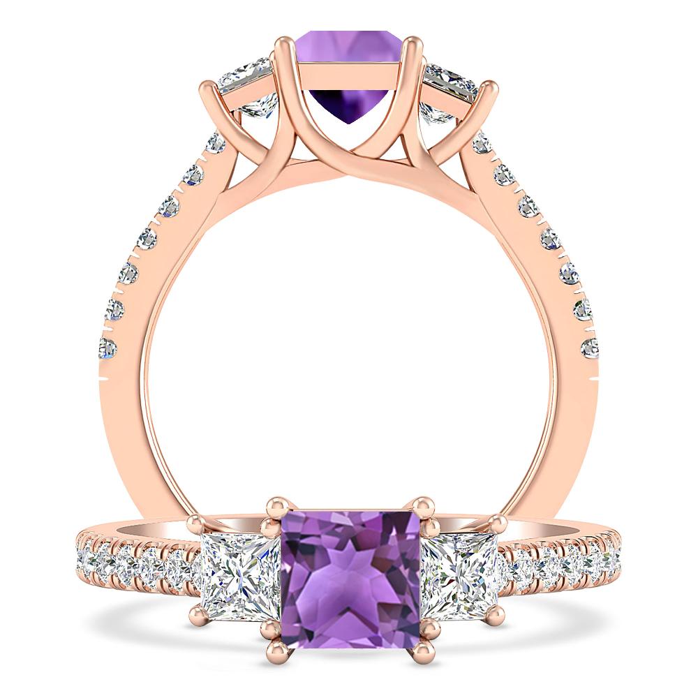 Rose Gold - Amethyst