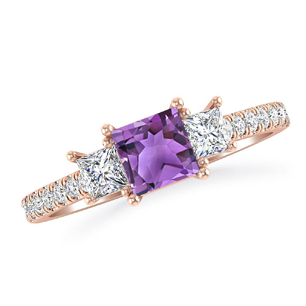 Rose Gold - Amethyst