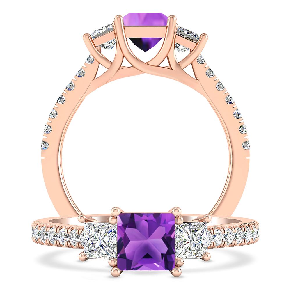 Rose Gold - Amethyst