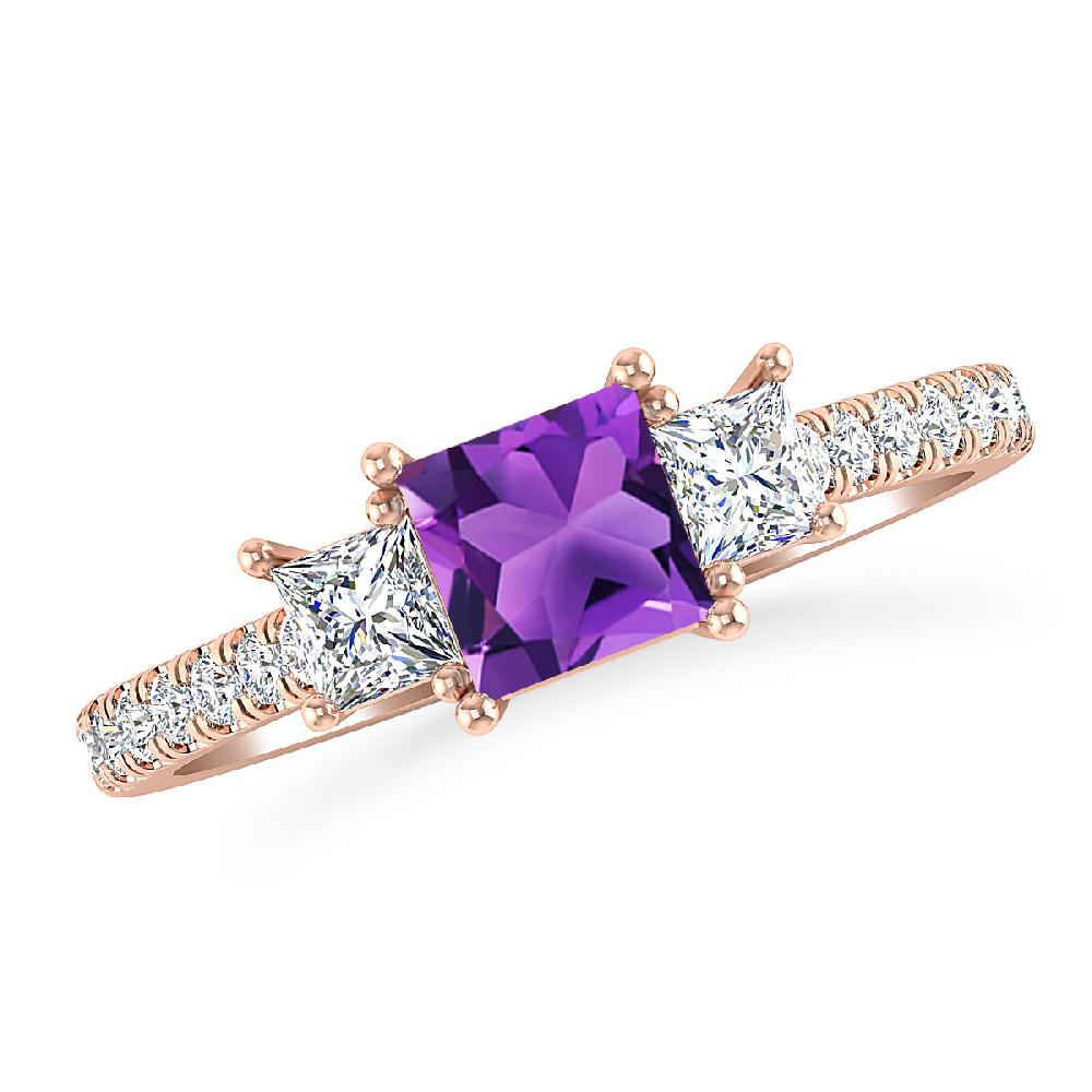 Rose Gold - Amethyst