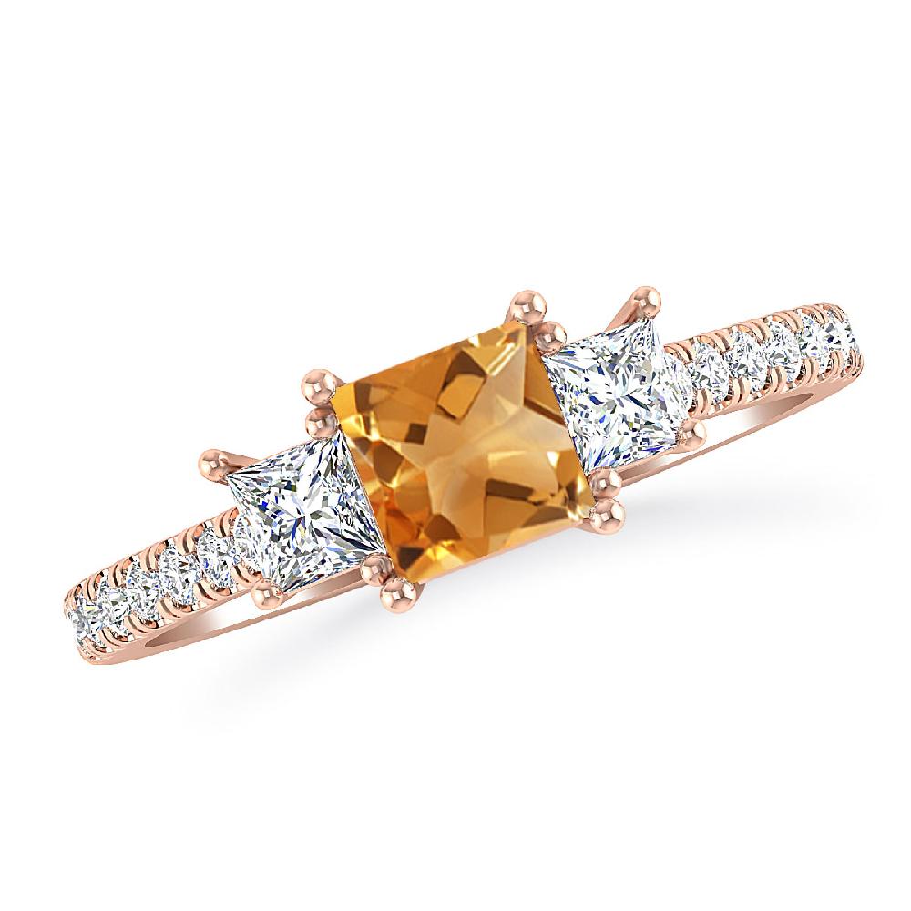 Rose Gold - Citrine