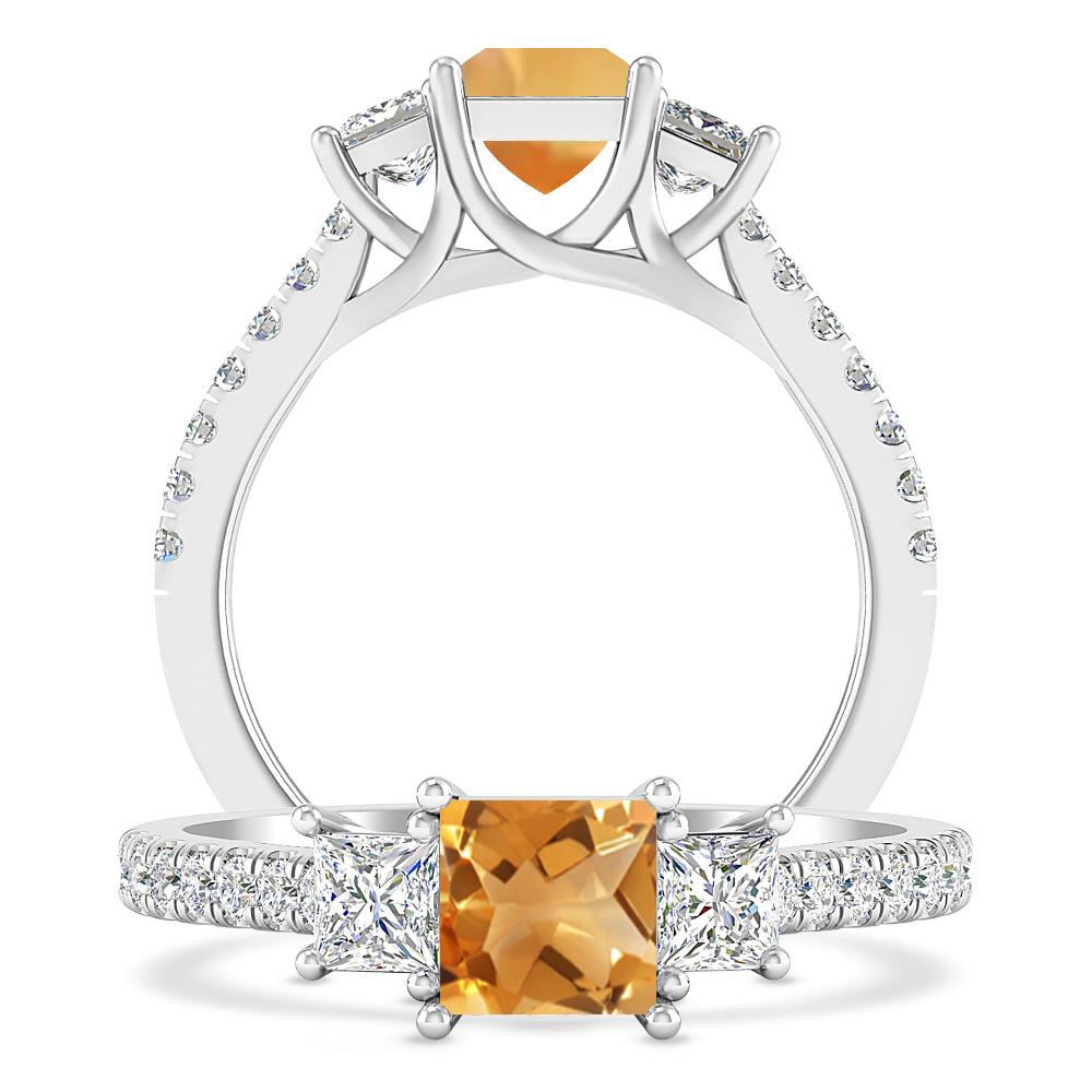 White Gold - Citrine