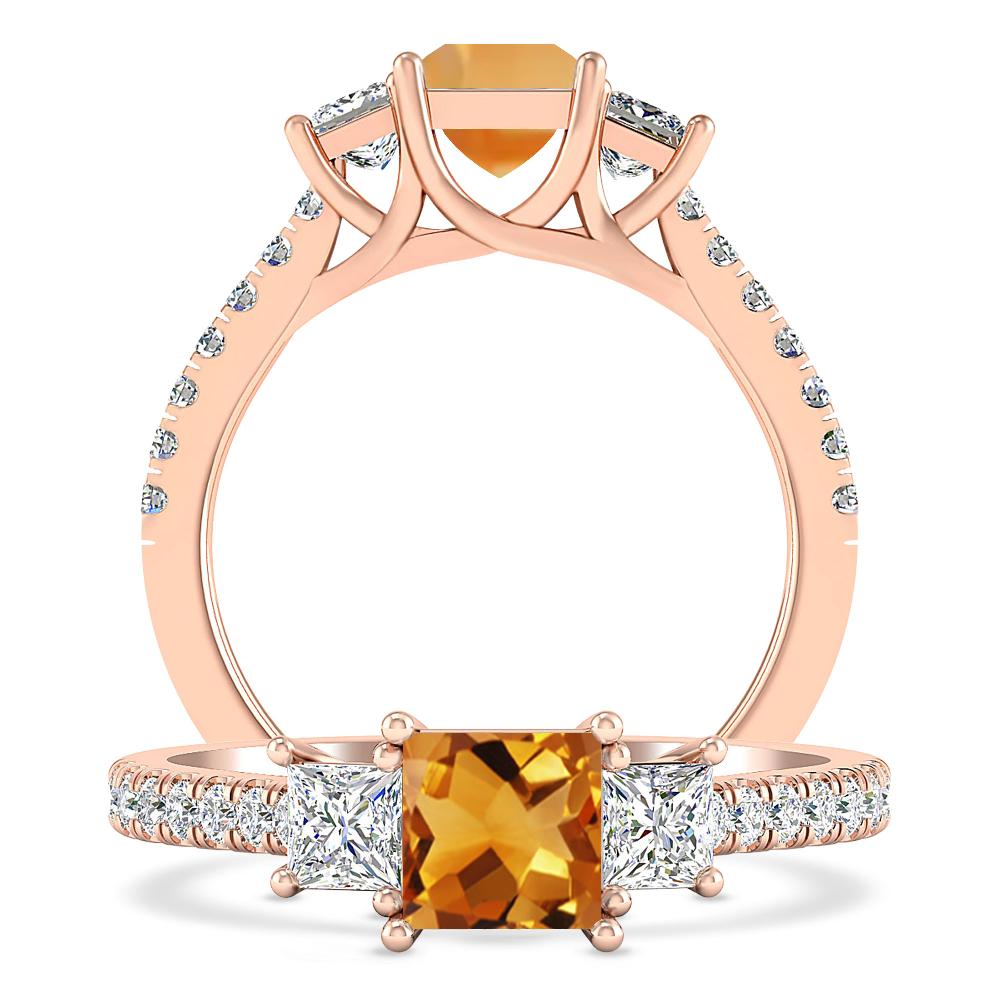 Rose Gold - Citrine