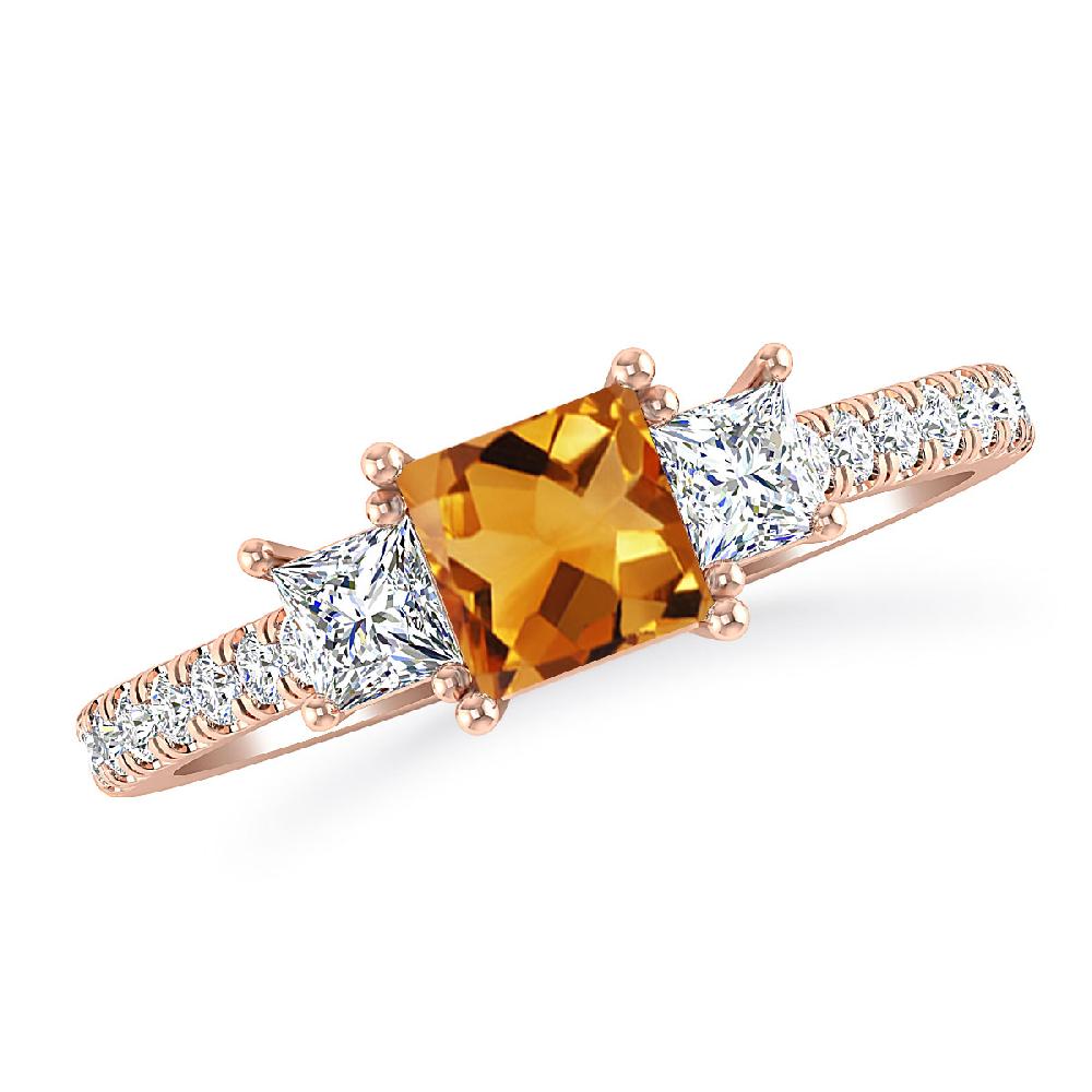 Rose Gold - Citrine