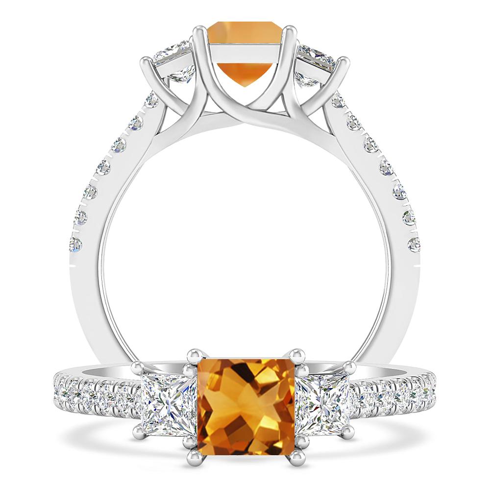 White Gold - Citrine