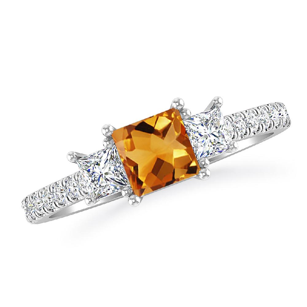 White Gold - Citrine