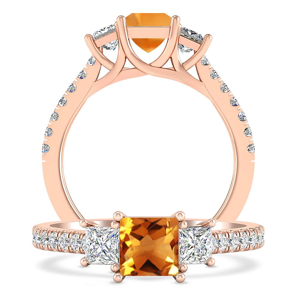 Rose Gold - Citrine