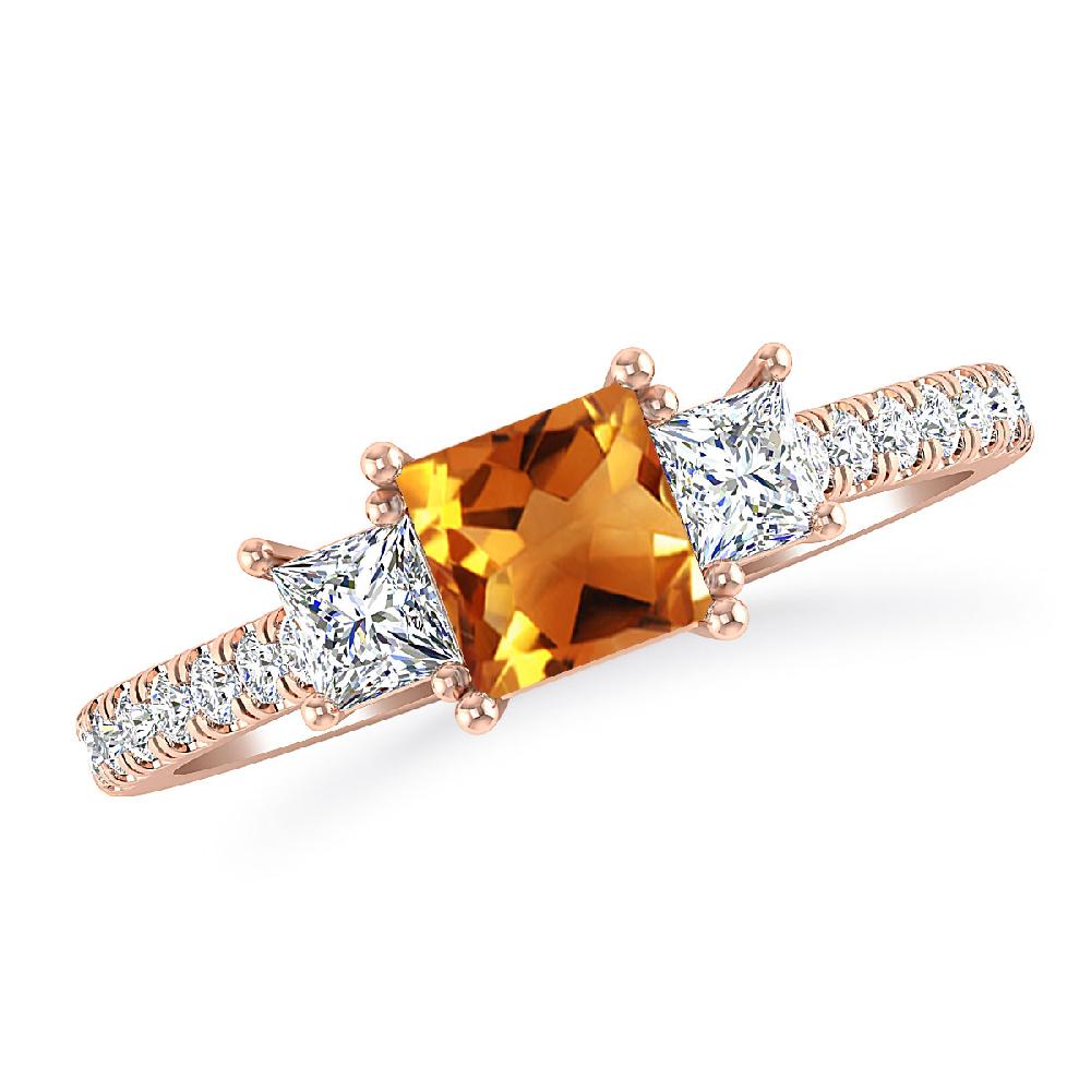 Rose Gold - Citrine