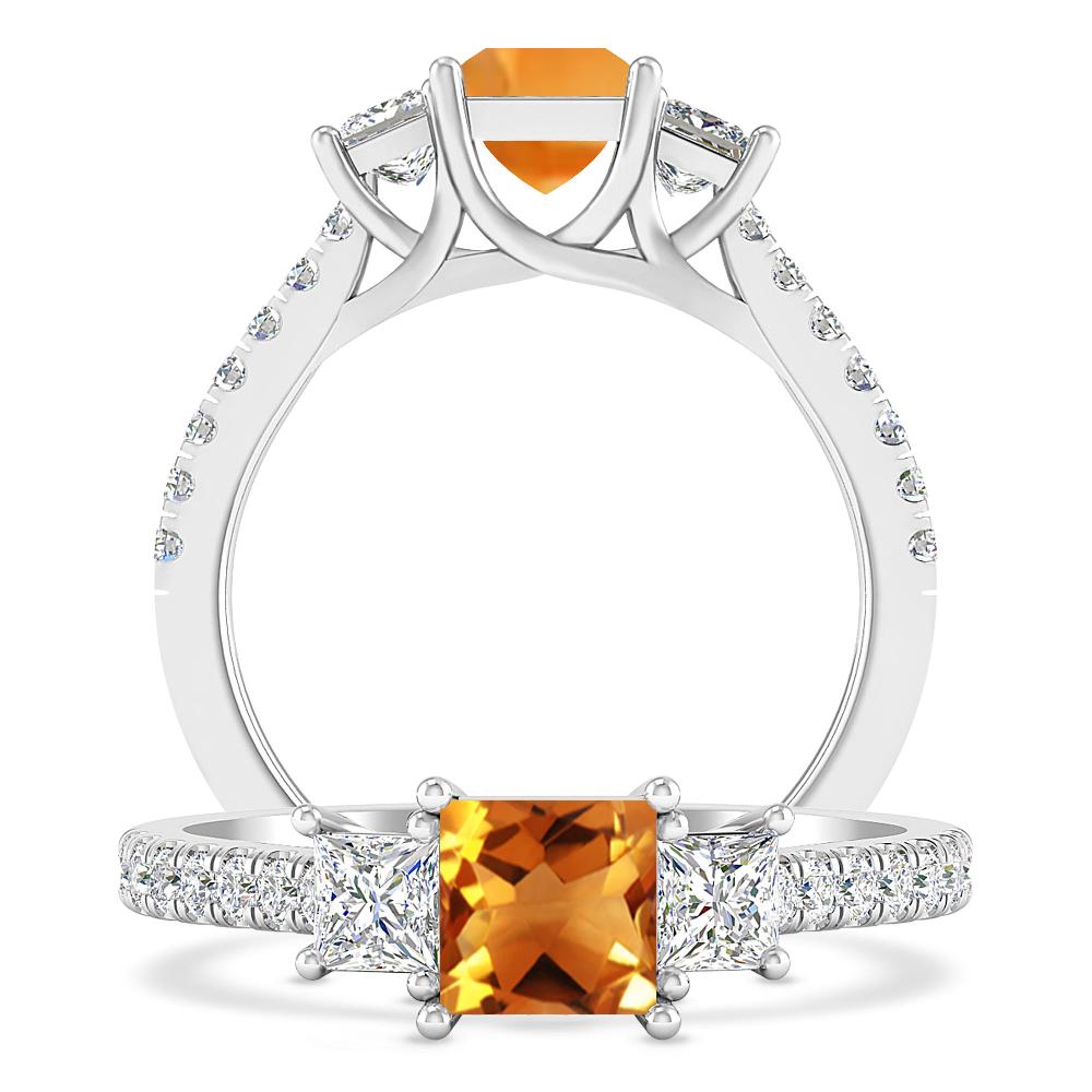 White Gold - Citrine