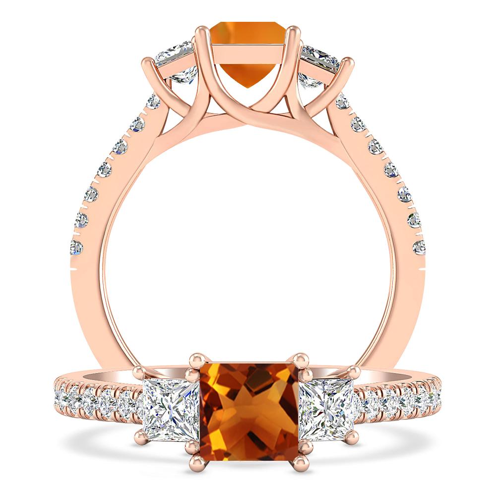 Rose Gold - Citrine