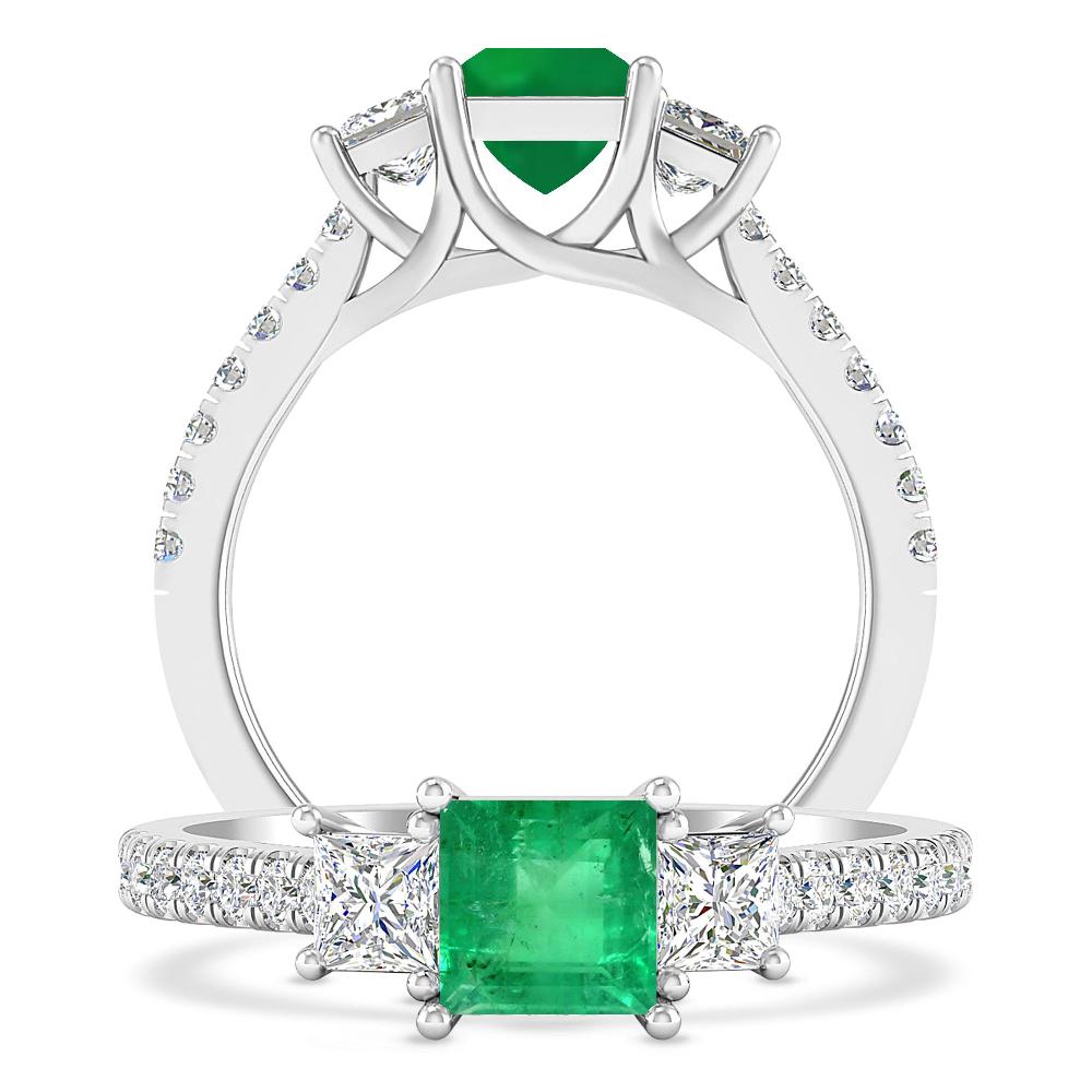 White Gold - Emerald