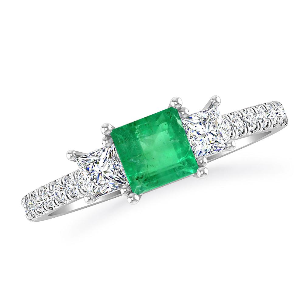 White Gold - Emerald