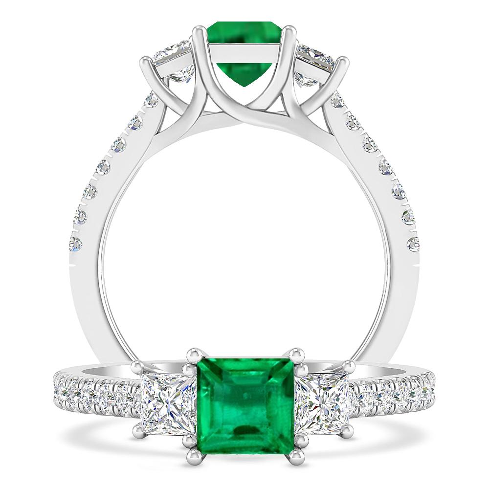 White Gold - Emerald