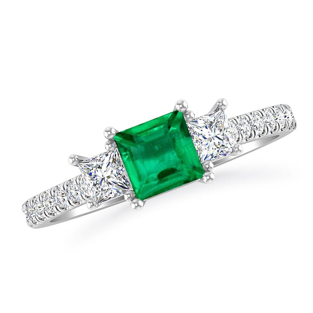 White Gold - Emerald