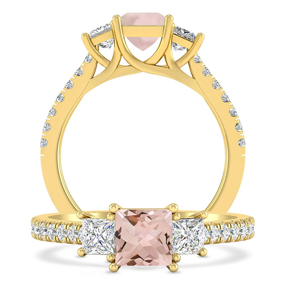 Yellow Gold - Morganite