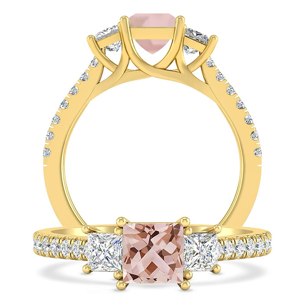 Yellow Gold - Morganite