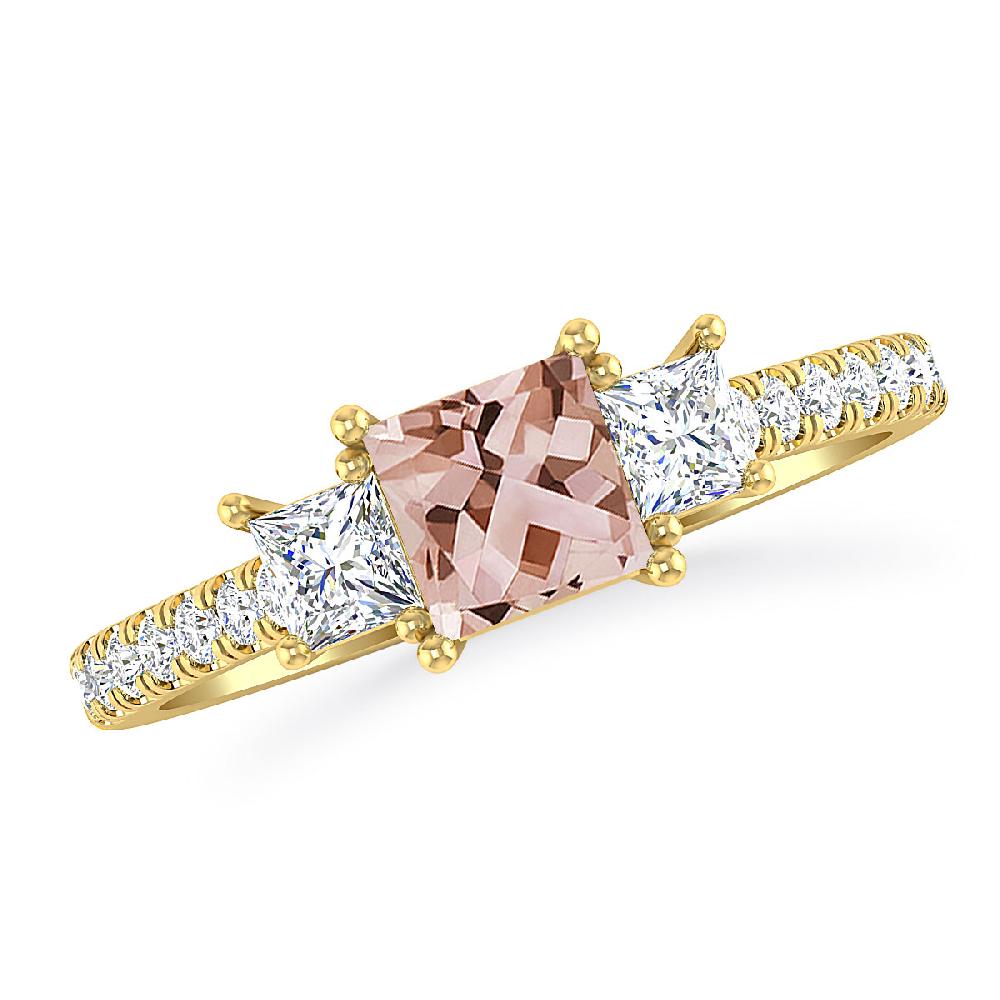 Yellow Gold - Morganite