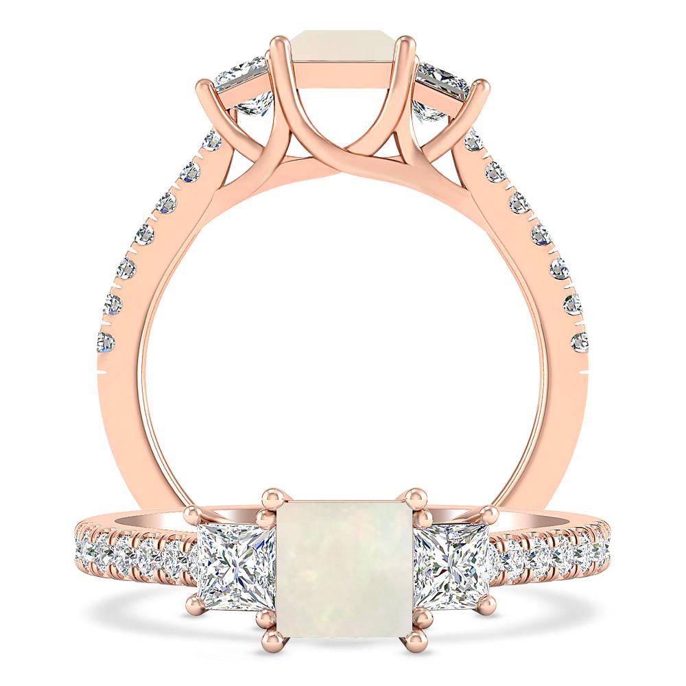 Rose Gold - Opal