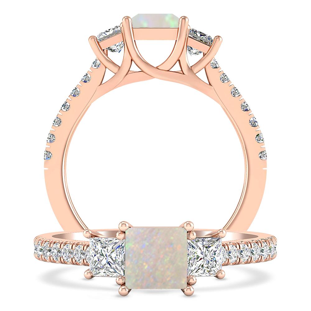 Rose Gold - Opal