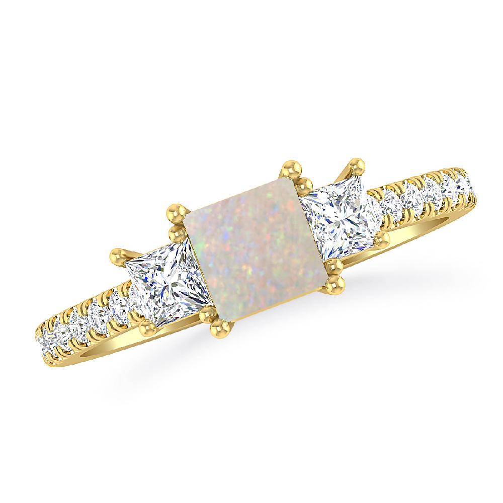 Yellow Gold - Opal