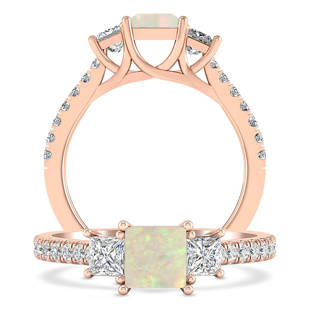 Rose Gold - Opal