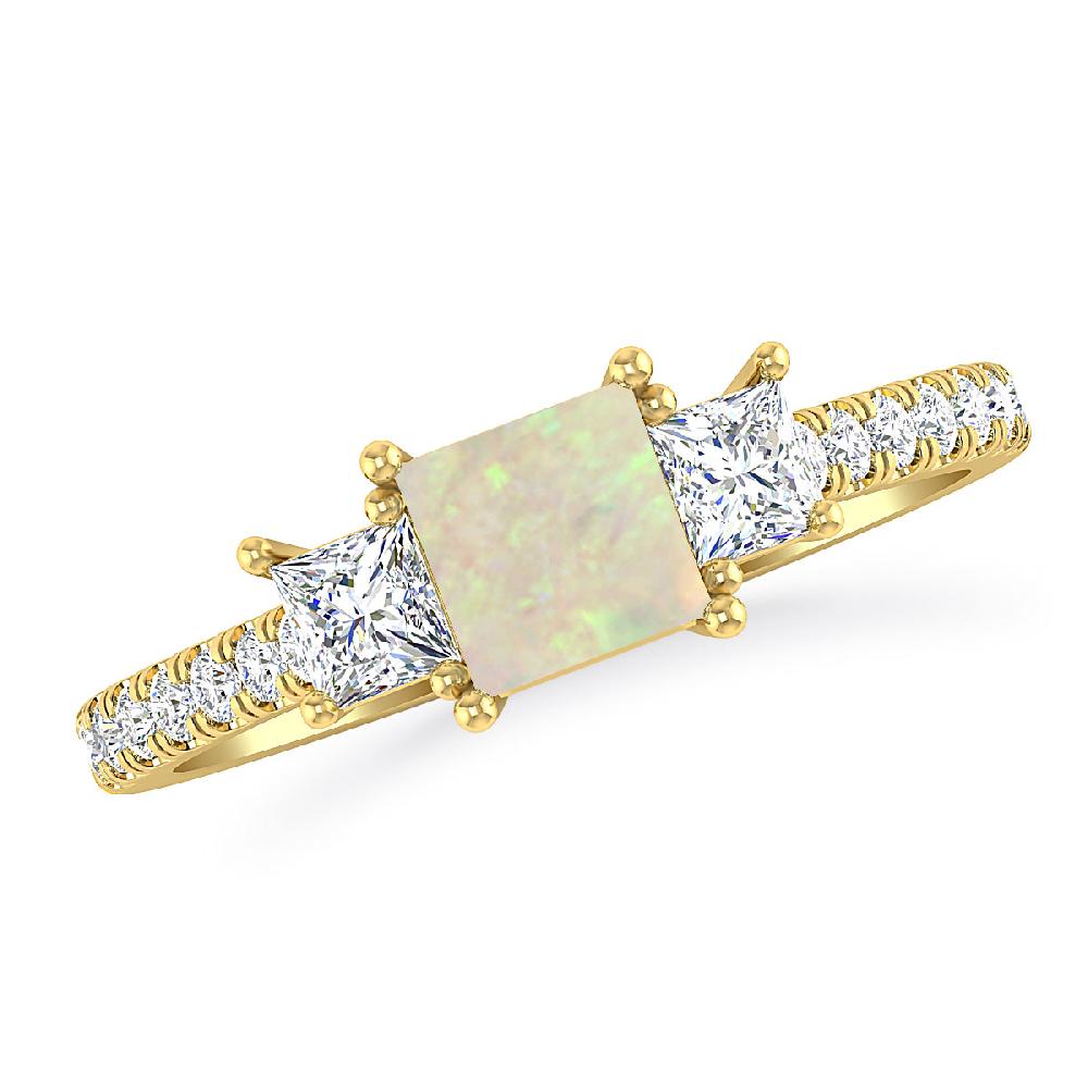 Yellow Gold - Opal