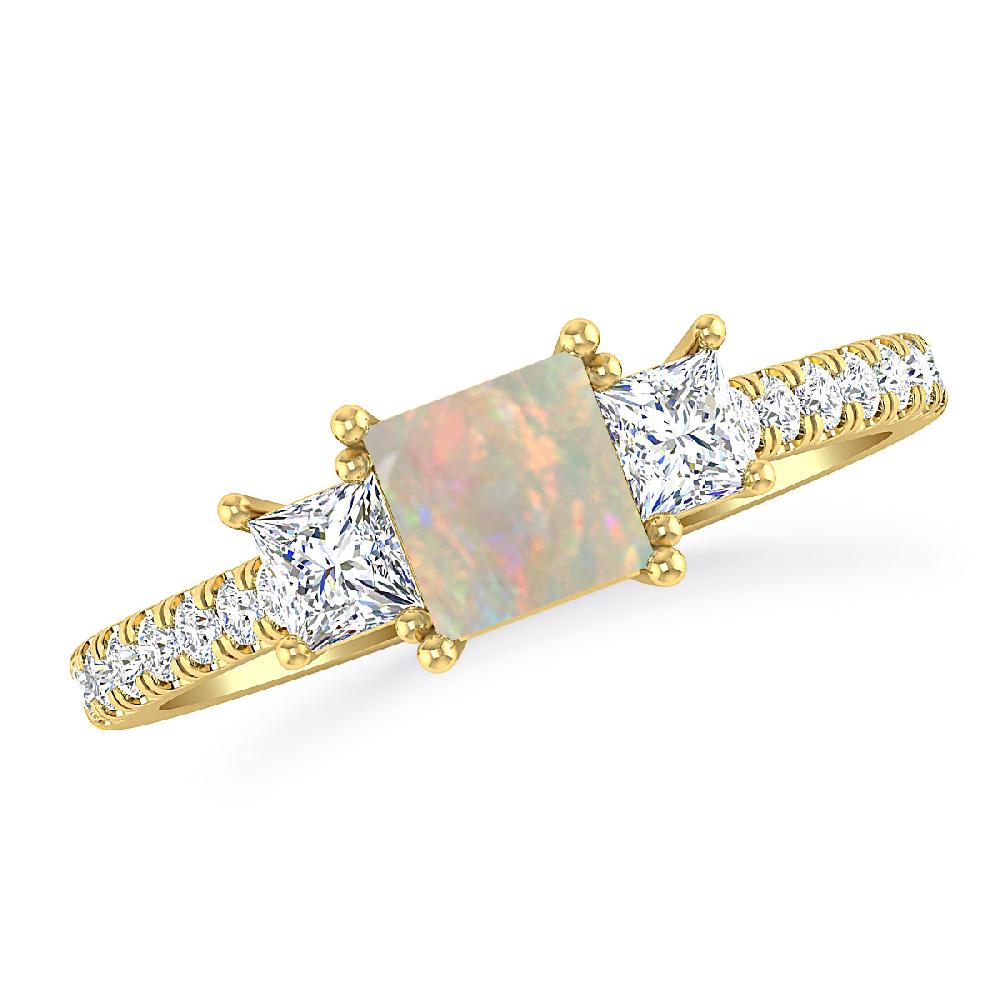 Yellow Gold - Opal