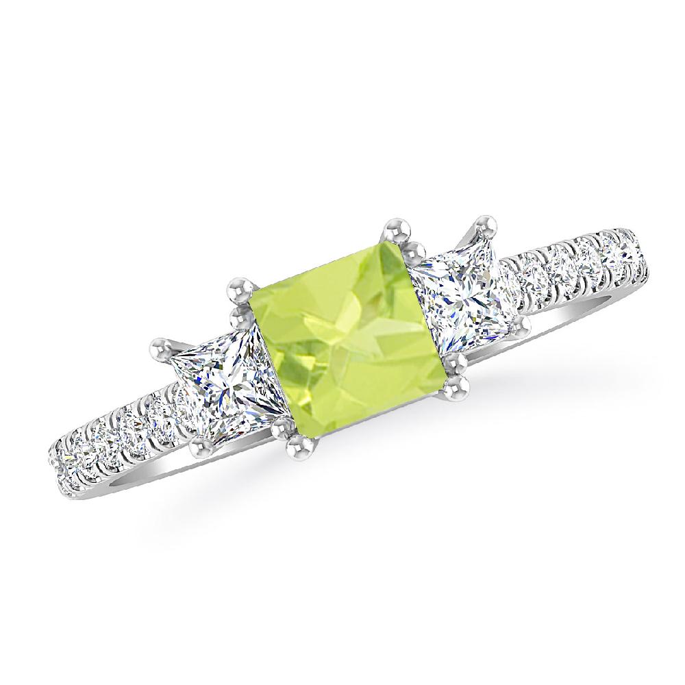 White Gold - Peridot