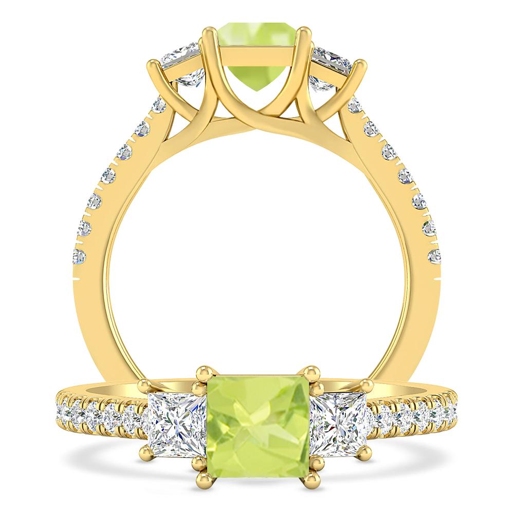 Yellow Gold - Peridot