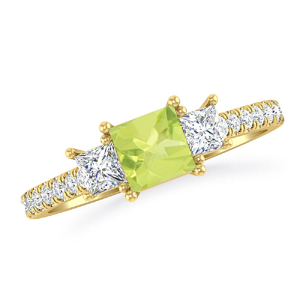 Yellow Gold - Peridot