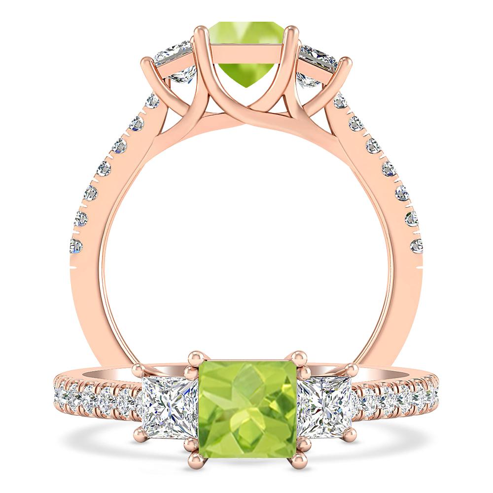 Rose Gold - Peridot