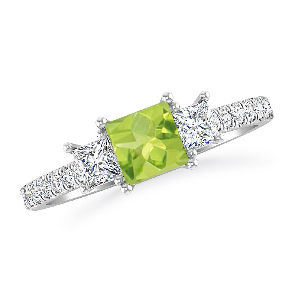 White Gold - Peridot