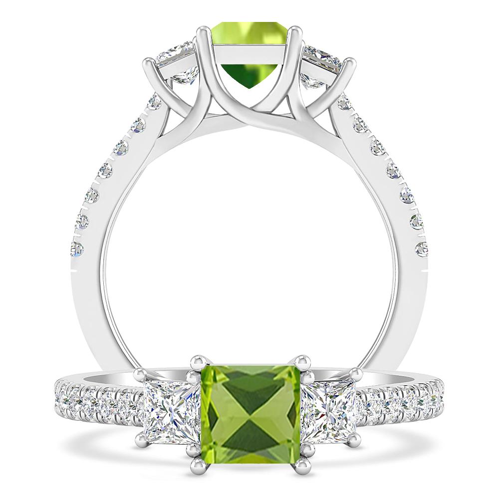White Gold - Peridot