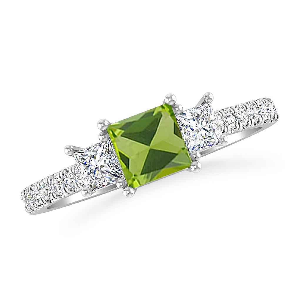 White Gold - Peridot