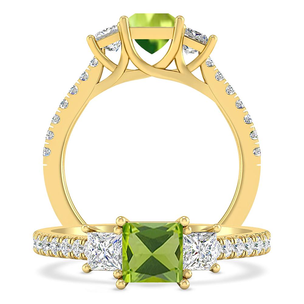 Yellow Gold - Peridot