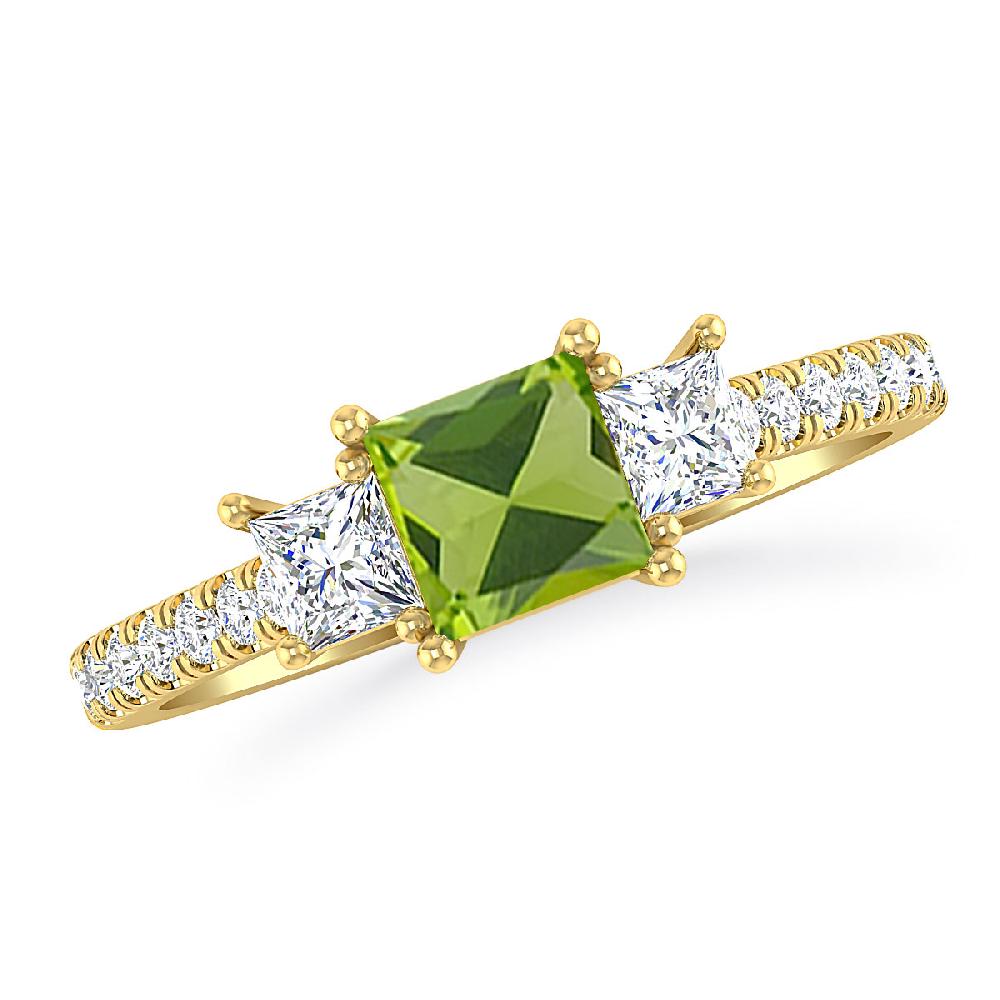 Yellow Gold - Peridot