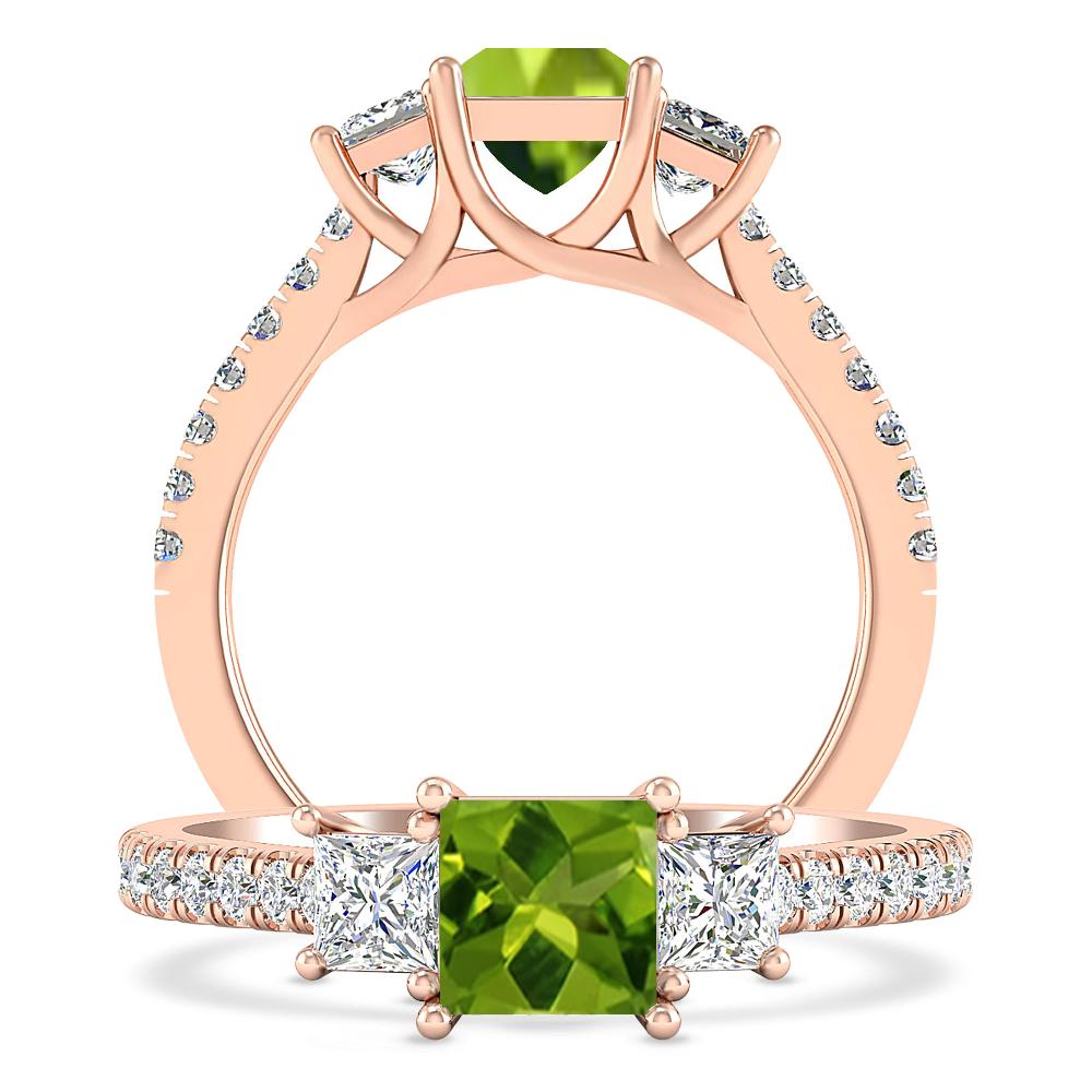 Rose Gold - Peridot