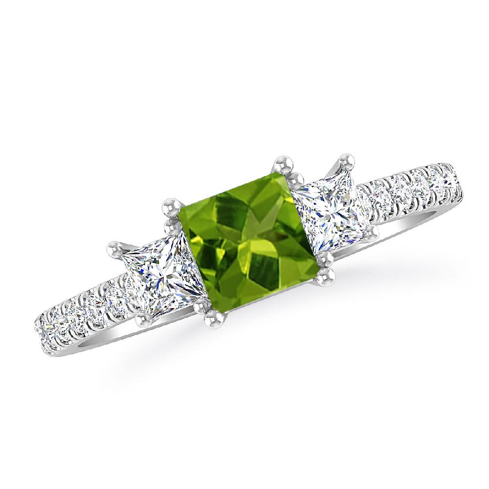 White Gold - Peridot