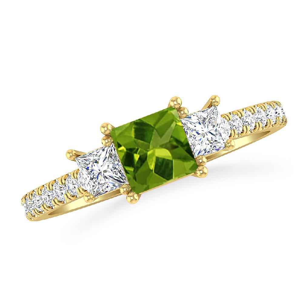 Yellow Gold - Peridot