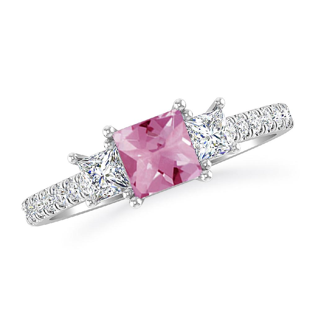 White Gold - Pink Tourmaline