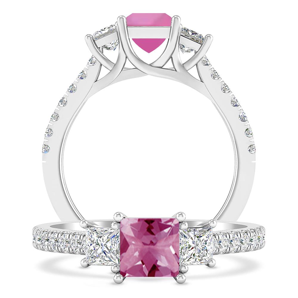 White Gold - Pink Tourmaline