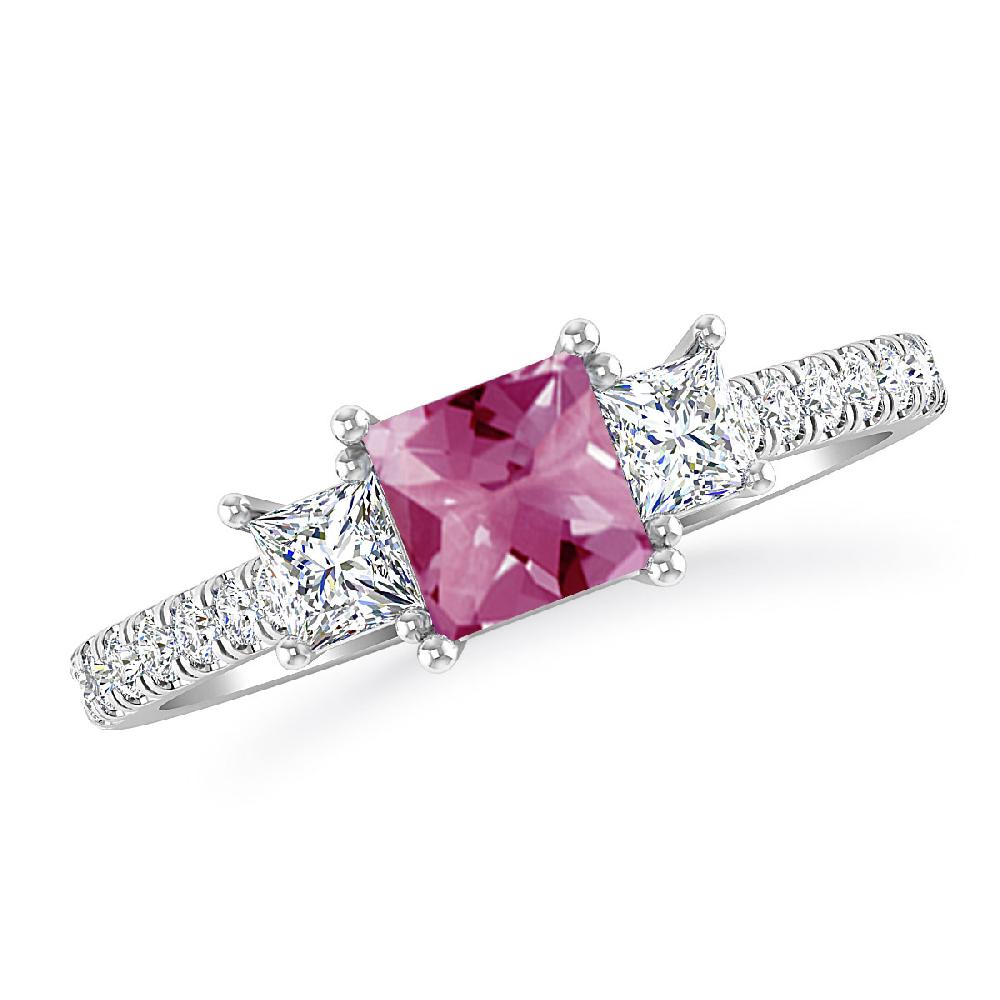 White Gold - Pink Tourmaline