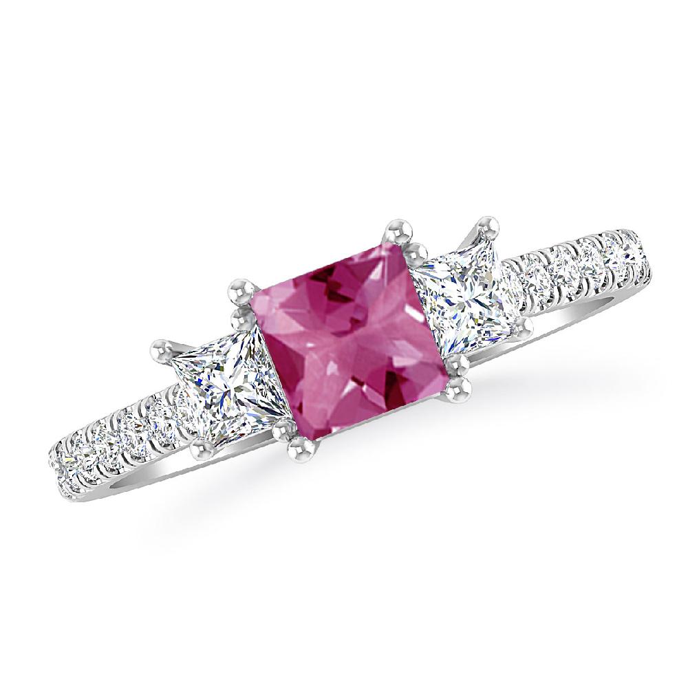 White Gold - Pink Tourmaline