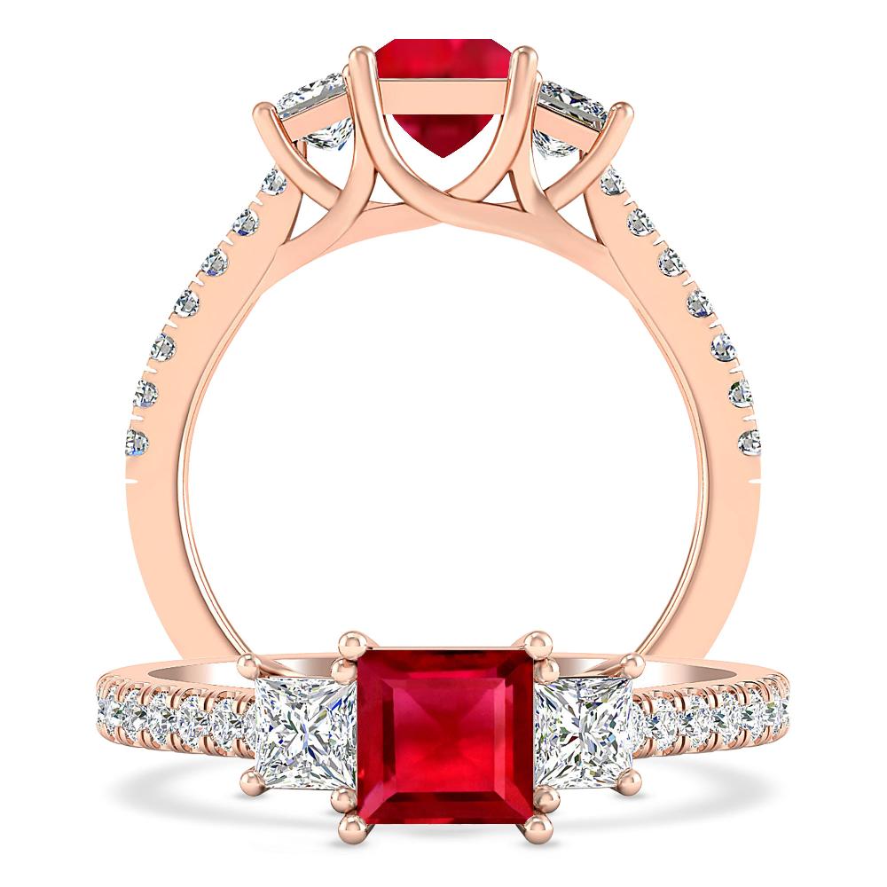 Rose Gold - Ruby