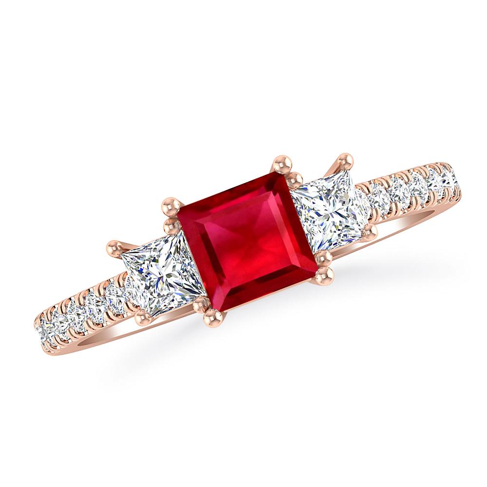 Rose Gold - Ruby