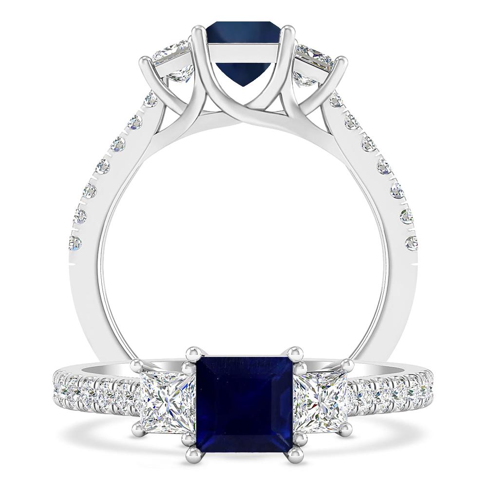 White Gold - Sapphire