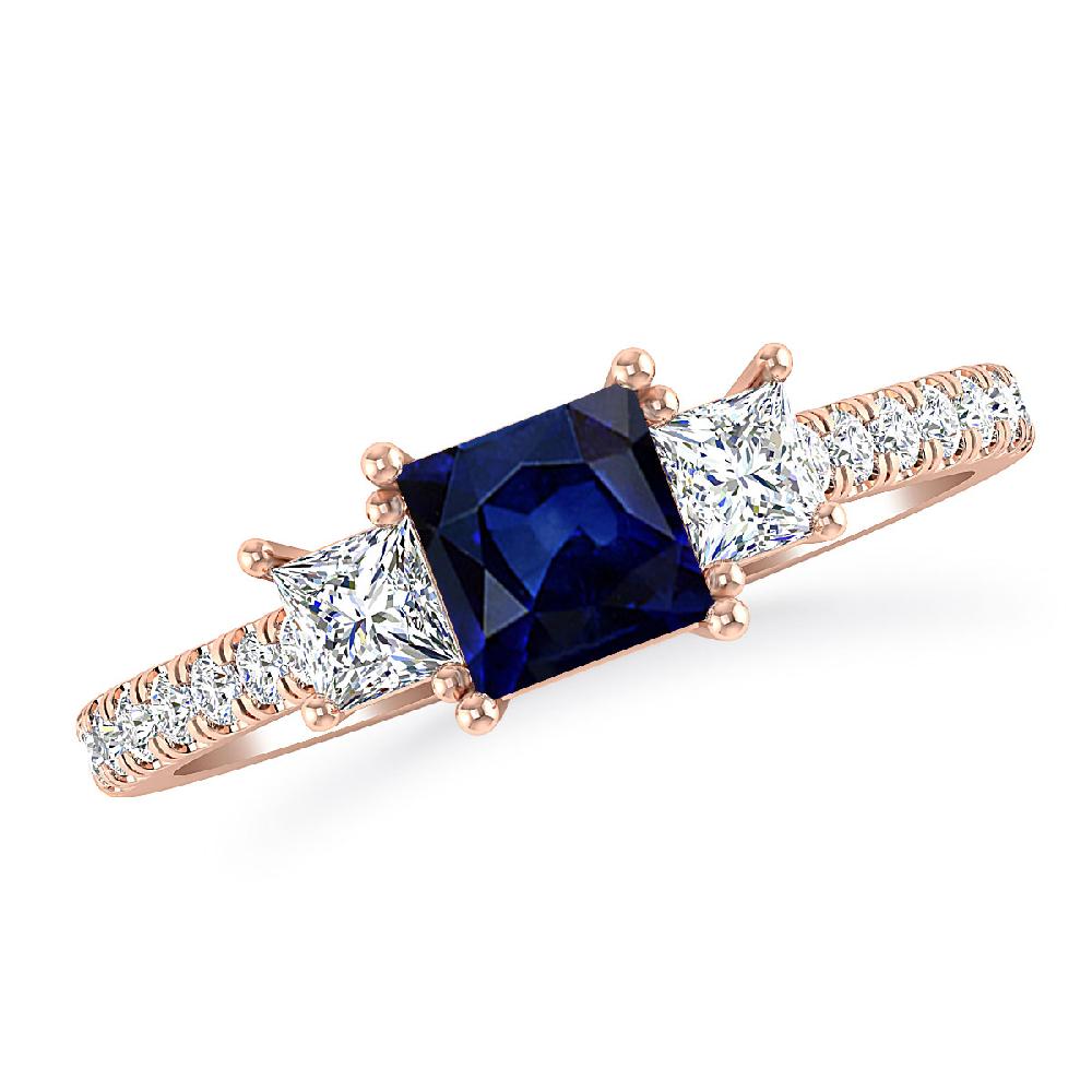 Rose Gold - Sapphire