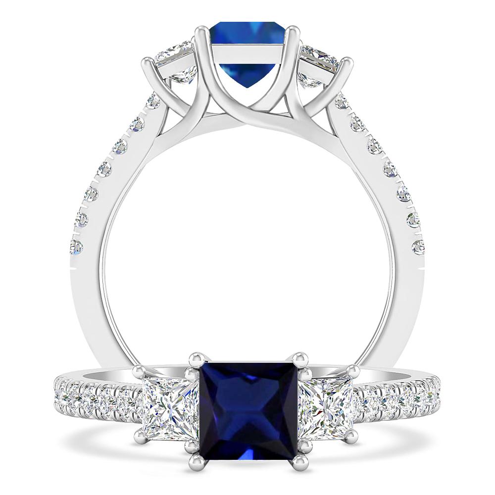 White Gold - Sapphire