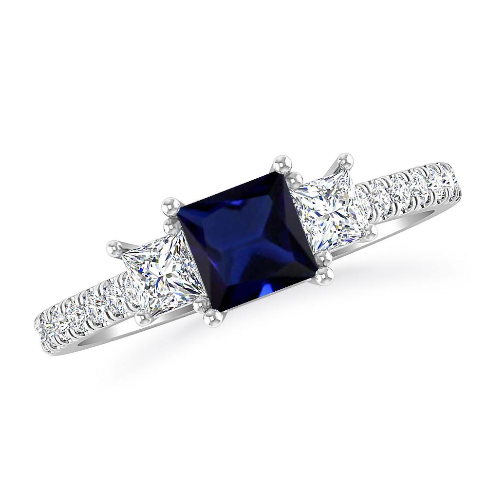 White Gold - Sapphire