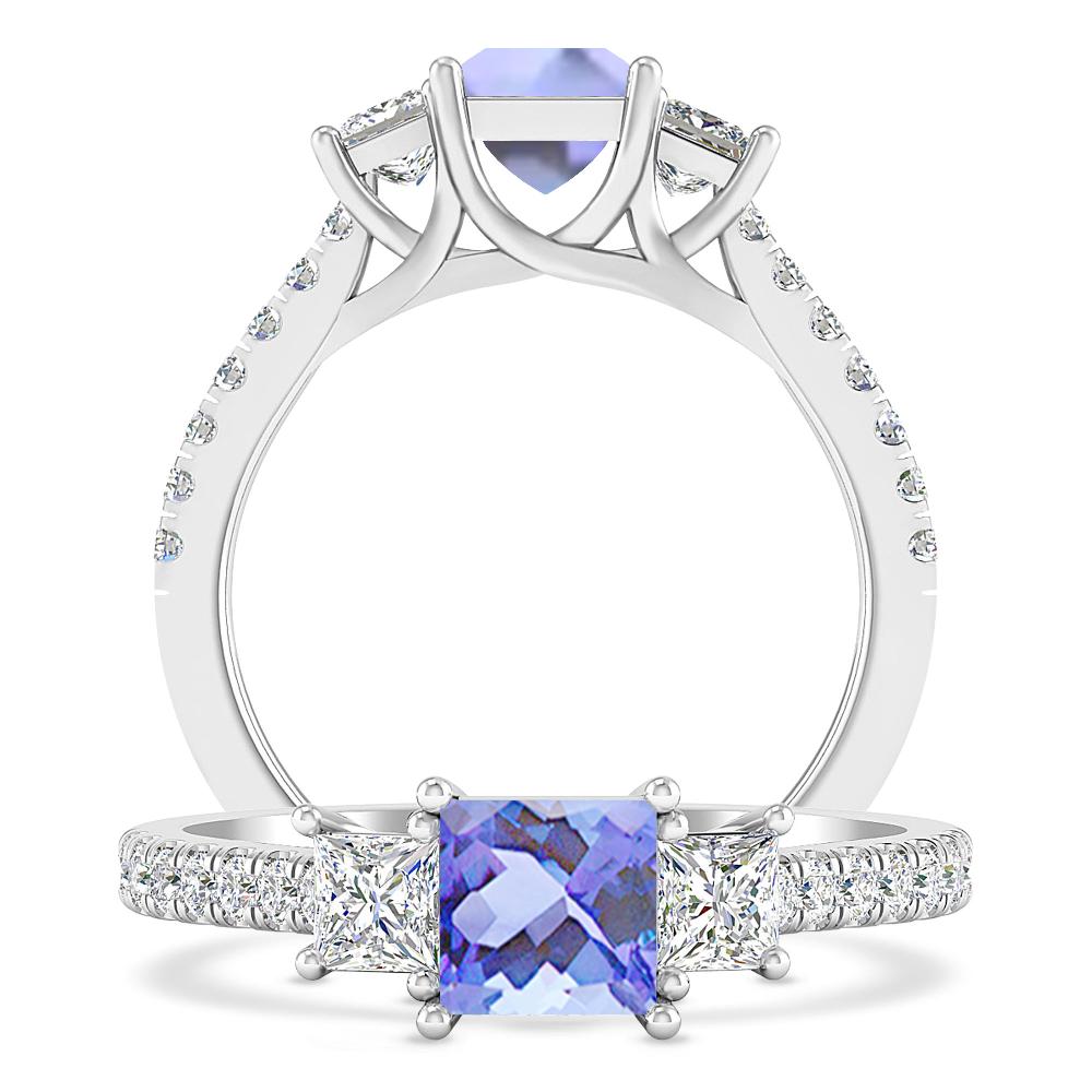 White Gold - Tanzanite